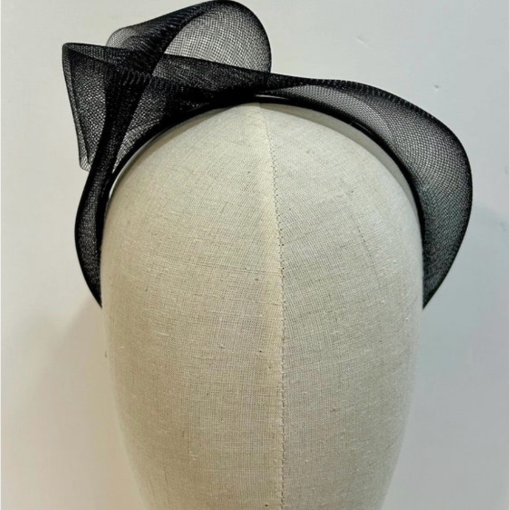 Elegant Black Fascinator Headband